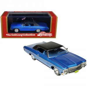 Goldvarg GC-029B 1970 Chevrolet Impala Custom Coupe Mulsanne Blue Meta