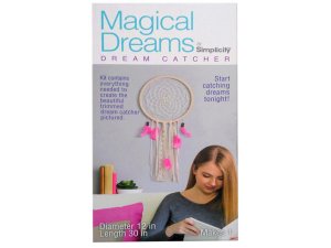 Bulk GW848 Magical Dreams 30quot; Dream Catcher Kit