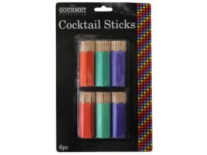 Bulk GE421 480 Piece Cocktail Sticks Or Toothpicks With Holders