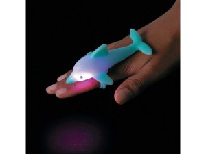 Bulk KA809 Light Up Flashing Colors Dophin Ring