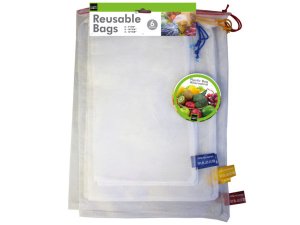 Bulk GE486 6 Pack Reusable Bags