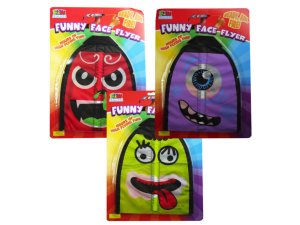 Bulk KA798 Funny Face Flinging Flyer In Assorted Designs