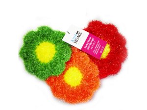 Bulk HP258 3 Pack Strawberry Sponges In Red, Orange And Green