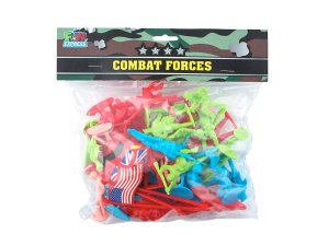 Bulk KA801 56 Piece Combat Forgers Army Men Set