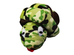 Bulk FB799 Large Knotted Camo Print Plush Snakeq