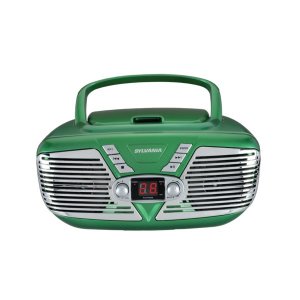 Sylvania SRCD211-GREEN Rtro Prtbl Cd Bmbx Grn