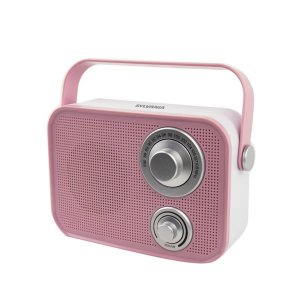 Sylvania SP563-PINK Rtro Dsgn Bt Spkr Pnk