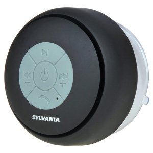 Sylvania SP230-C-BLACK Bt Sctn Cup Shwr Spkr Blk