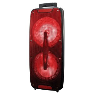 Supercom IQ-3208DJTWS- RED 8in Dl Rd Bt Trwrls Spkr