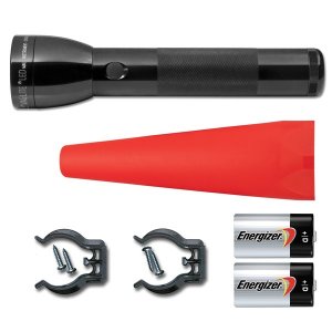 Maglite ML300L-I201G 300 Led Flshlt W Red Wnd