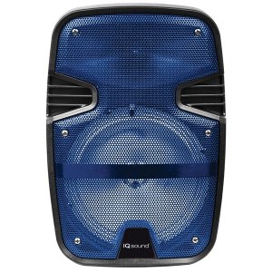 Supercom IQ-4078DJBT- BLUE 8in Bl Bt Tlgt Spkr