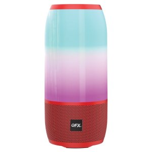 Qfx BT-222RED Bt Ltshow Spkr Red