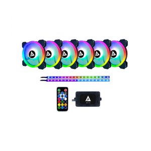 Apevia TL612L2S-RGB Tl612l2s-rgb Twilight 120mm Silent Addressable Rgb