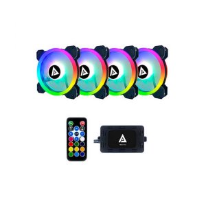 Apevia TL412L-RGB Tl412l-rgb Twilight 120mm Silent Dual Ring Addressab