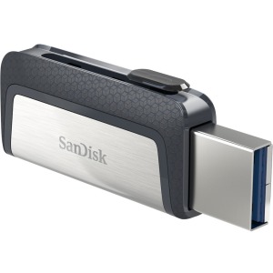 Western SDDDC2-256G-A46 Sandisk Ultra Dual Flash Drive, Type C, 256gb,