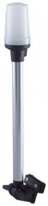 Perko 1137DP0CHR Fold Down All-round Pole Light - Vertical Mount - Whi