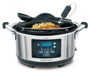 Hamilton 33967 Hb 6 Qt. Slow Cooker Silver