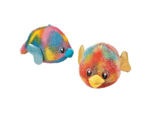 Bulk FB783 Large 14quot; Tie Dye Plush Puffer Fish