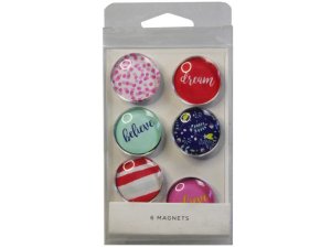 Bulk GO117 6 Piece Decorative Magnet Set