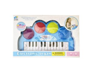 Bulk GE502 Battery Operated Light-up Keyboard (blue)