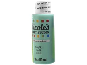 Bulk CH713 Nicoles 2 Oz Acrylic Craft Paint In Jamaican Cst