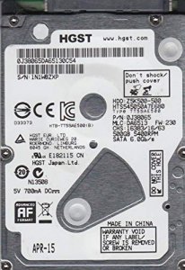 Hgst HTS545050A7E680 500gb Z5k500 Sata 5.4k 2.5in