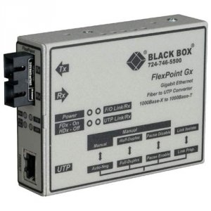 Black LMC1009A-R3 Flexpoint Modular Media Converters, Giga