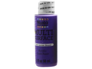 Bulk CH746 Nicoles 2 Oz Acrylic Multi Surface Craft Paint In Lavendar 