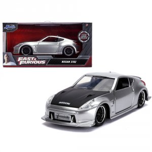 Jada 31852 Nissan 370z Silver With Black Hood Fast  Furious Series 132