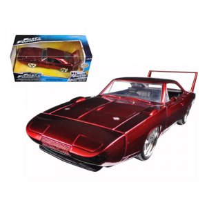 Jada 97060 1969 Dodge Charger Daytona Red Fast  Furious 7 Movie 124 Di