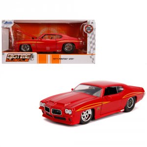 Jada 31645 1971 Pontiac Gto Judge Glossy Red Bigtime Muscle 124 Diecas