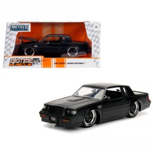 Jada 30342 1987 Buick Grand National Matt Black 124 Diecast Model Car 