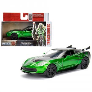 Jada 98397 2016 Chevrolet Corvette Crosshairs Green Diecast Model Car