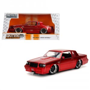 Jada 30343 1987 Buick Grand National Candy Red 124 Diecast Model Car B