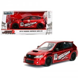 Jada 30389 2012 Subaru Impreza Wrx Sti Red Jdm Tuners 124 Diecast Mode