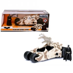 Jada 98543 The Dark Knight Batmobile With Batman Diecast Figure Camouf