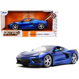 Jada JA32537 2020 Chevrolet Corvette Stingray C8 Candy Blue Bigtime Mu