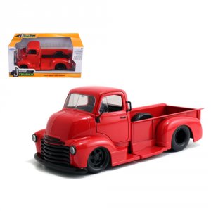 Jada 97046 1952 Chevrolet Coe Pickup Truck Red With Black Wheels 124 D