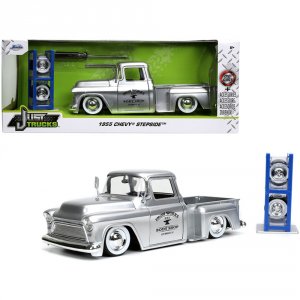 Jada 32312 1955 Chevrolet Stepside Pickup Truck Iron Works Body Shop S