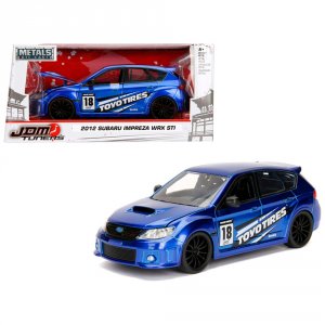 Jada 30390 2012 Subaru Impreza Wrx Sti Blue Jdm Tuners 124 Diecast Mod