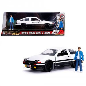 Jada 99733 Toyota Trueno (ae86) With Takumi Diecast Figure Initial D F