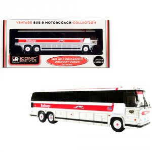 Iconic 87-0229 1980 Mci Mc-9 Crusader Ii Intercity Coach Bus Trailways