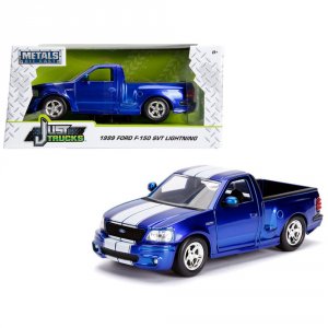 Jada 30358 1999 Ford F-150 Svt Lightning Pickup Truck Candy Blue  With