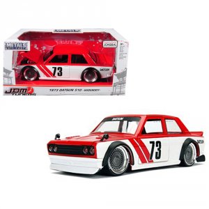 Jada 99097 1973 Datsun 510 Widebody 73 Red Jdm Tuners 124 Diecast Mode