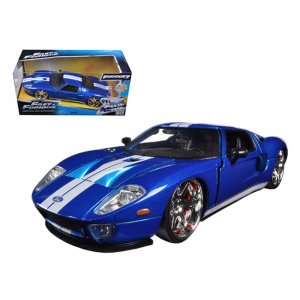 Jada 97177 Ford Gt Blue With White Stripes Fast  Furious 7 (2015) Movi