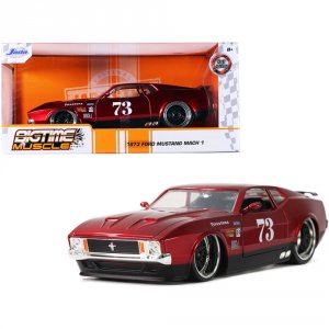 Jada 32301 1973 Ford Mustang Mach 1 73 Red Bigtime Muscle 124 Diecast 