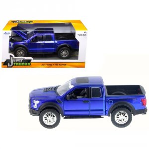 Jada 98583 2017 Ford F-150 Raptor Pickup Truck Blue 124 Diecast Model 