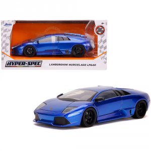 Jada 32279 Lamborghini Murcielago Lp640 Candy Blue Hyper-spec 124 Diec