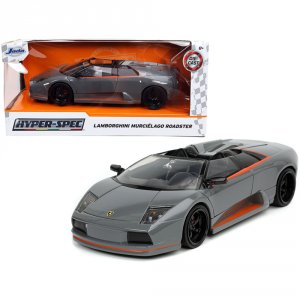 Jada 32569 Lamborghini Murcielago Roadster Gray With Orange Stripes Hy