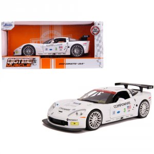 Jada 31651 2005 Chevrolet Corvette C6-r 3 Olivier Beretta - Oliver Gav